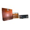 Image 1 : Mixed Lot x3: Wooden Case, Philips Leather Portable, Tabletop Radio