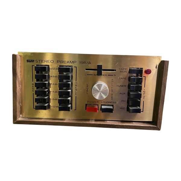 Suith Stereo Preamp 198/A (Slider EQ, Multi-Input)