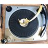 Image 3 : Vintage Turntable on Wood Plinth (Garrard-style, Tone Arm Present)