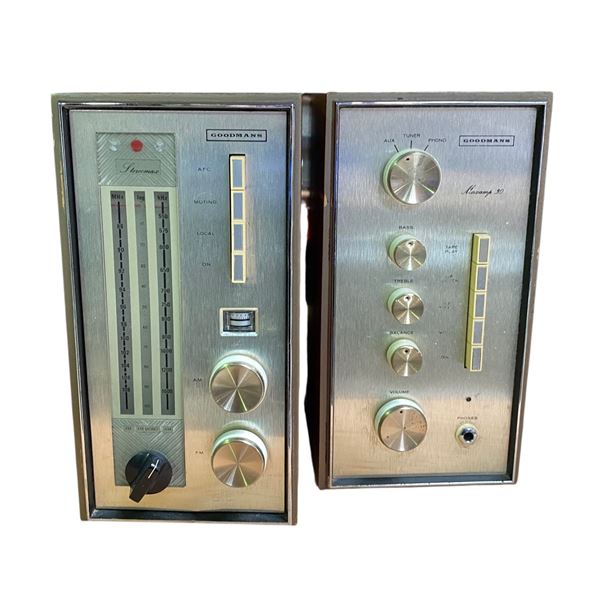 Mixed x2: Goodmans Stereomax FM Tuner + Goodmans Maxamp 30 Integrated Amplifier