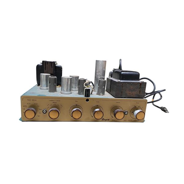 Box of Tube Radio/Amplifier Chassis & Parts