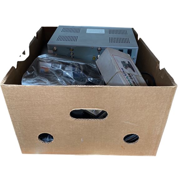 Box of Assorted Mixed Electronics