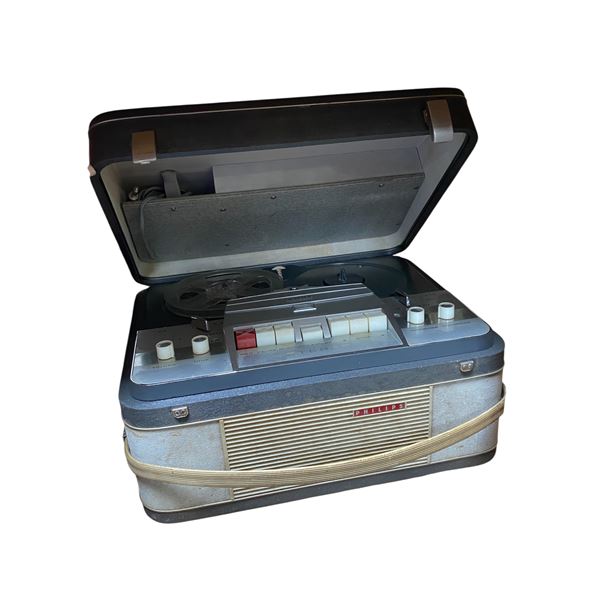 Vintage Portable Stereo Continental "401" Model 3534 Device in Hard Shell Carry Case