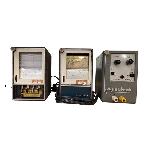 Rustrak Chart Recorders & Amplifier (3 pcs, UBC Zoology)