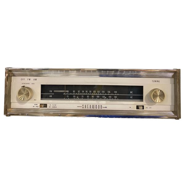 Sherwood Vintage AM/FM Stereo Tuner Interchannel Hush AFC Norm/Wide Filter