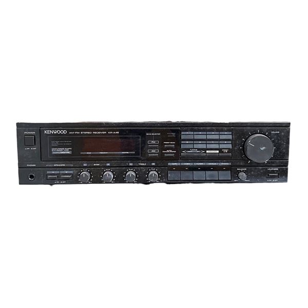 Kenwood KR-A46 AM/FM Stereo Receiver Quartz Digital Synthesizer Tuner Preset Scan
