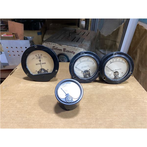 GE X-Ray panel meters (x4)
