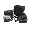 Image 1 : Group of Minolta Dimage V + Polaroid Sonar OneStep + Auto Focus SLR + Case, Etc.