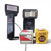 Image 1 : Iomega Zip 250 drive + Polaroid camera + Vivitar flash