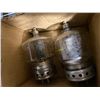 Image 3 : Mixed Vintage Electronics: Large Transmitting Tubes (4-250A), Potentiometers, BNC RF Attenuators & M
