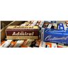 Image 3 : Large Boxed Vacuum Tube Lot - RTT, Admiral, Sylvania & Others,