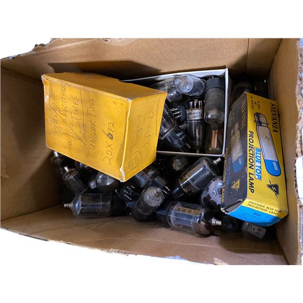 Loose Vacuum Tubes, Tungar Rectifier Tubes & Sylvania Projection Lamp