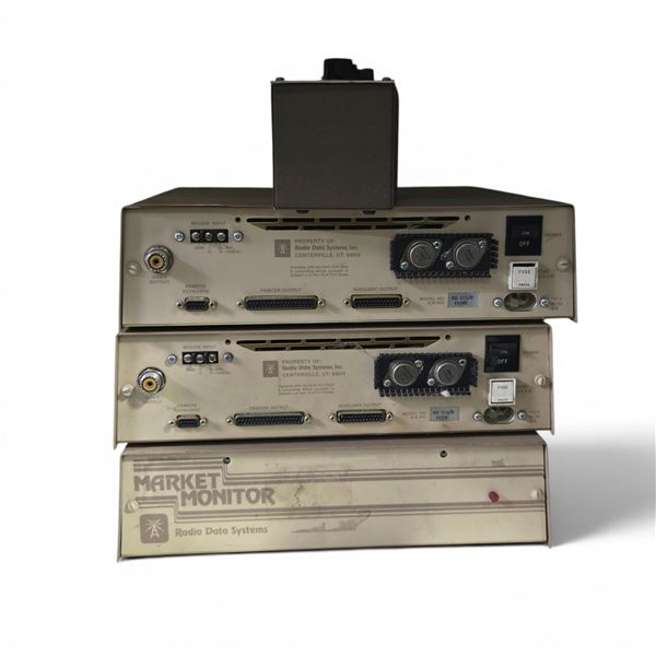 Radio Data Systems â€œMarket Monitorâ€ Receivers (x2)