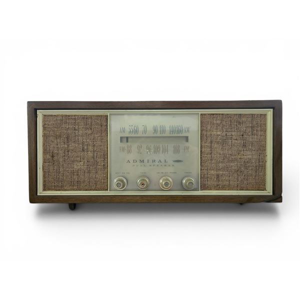 Admiral Dual Speaker AM/FM Radio