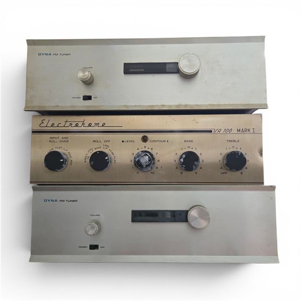 Dyna FM Tuners (x2) + Electrohome VA100 Preamplifier