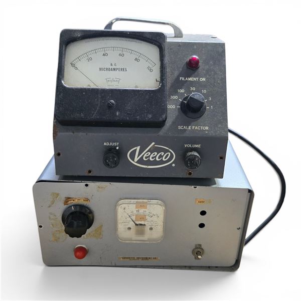 Veeco Tube Tester + Lafayette Instrument Power Supply (2 pieces)