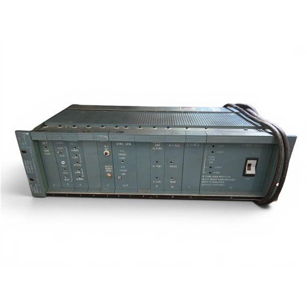 Vintage Broadcast Television Camera Control Unit (CCU) / Sync Generator Rack Unit