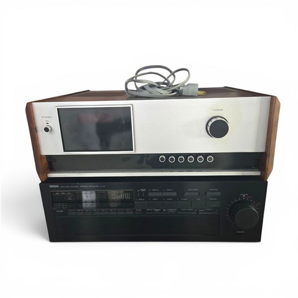 Vintage AM/FM Tuner + Yamaha Natural Sound Stereo Receiver R-9 (2-piece lot)
