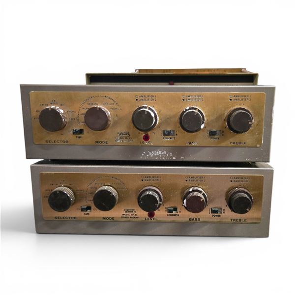 Group fo 2 - EICO HF-65 Stereo Preamps