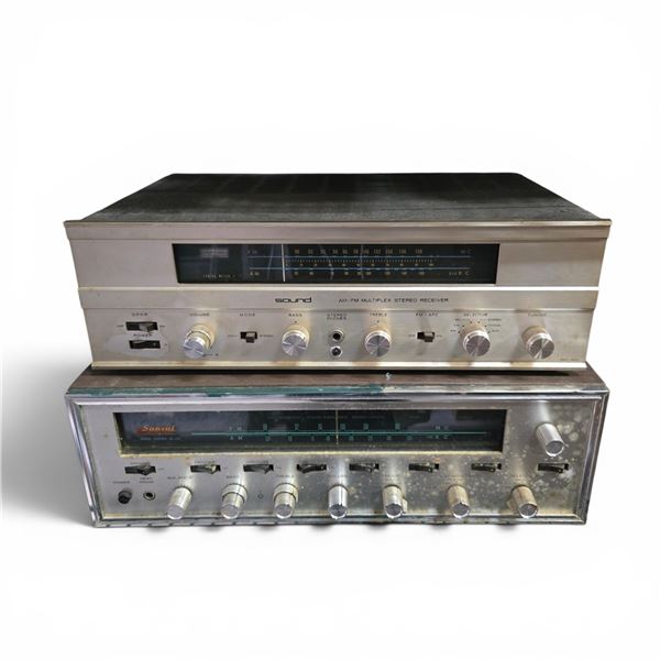 Group of 2 - Nippon Sound and Sansui Multiplex Stereo Receivers