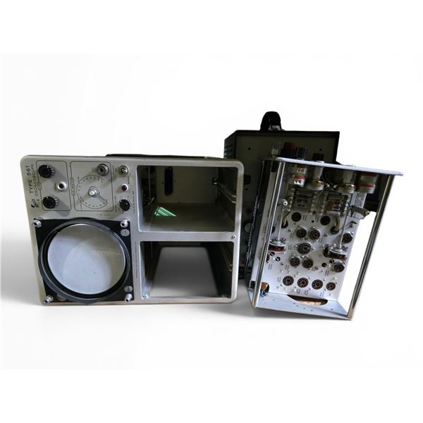 Group of Vintage Oscilloscopes, Plug-in Units and Thermoelectric Power Meters