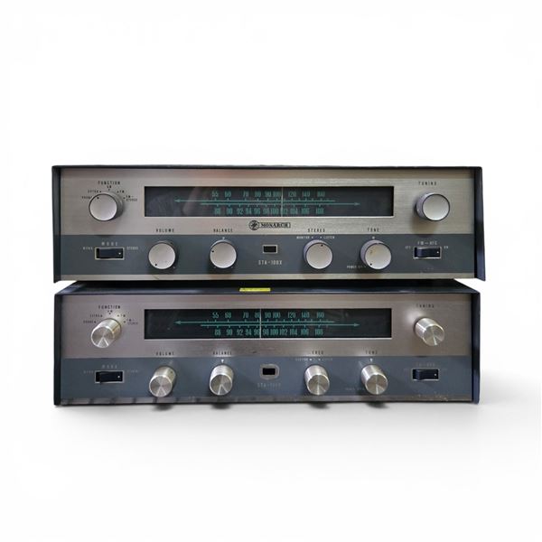 Group of 2 Monarch STA-100X Stereo Receivers