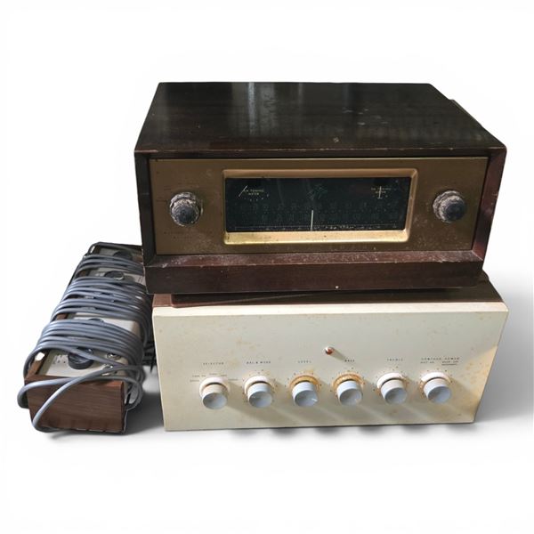 Group of 3 Vintage Audio Equipment Includes Fisher