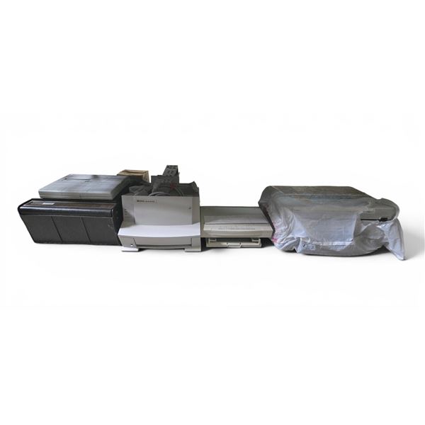 Group of Asssorted Printers Includes Zenith, HP, Canon