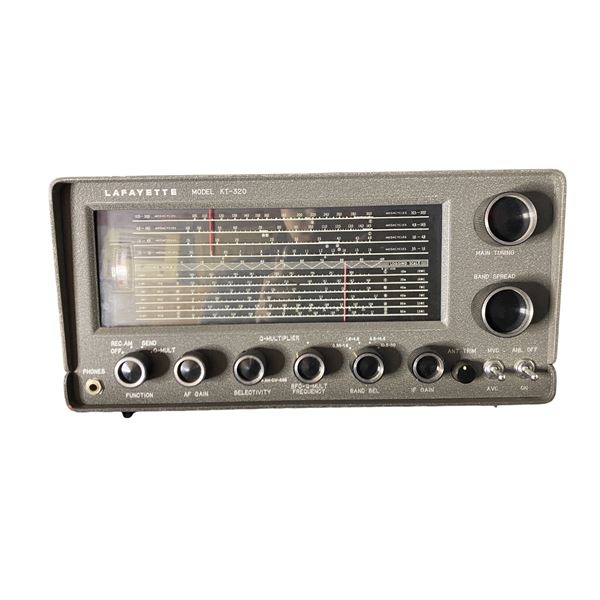 Circa 1960s Lafayette Model KT-320 Shortwave Communications Receiver
