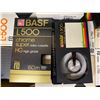 Image 3 : Full Box of Assorted Tapes by Polaroid, BASF, Fuji, Sanyo, and TDK
