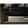 Image 5 : Group of Audio/Video Media Includes Sony CD/DVD Players, Monitor, Dynex A/V Selector Switch, and Ass