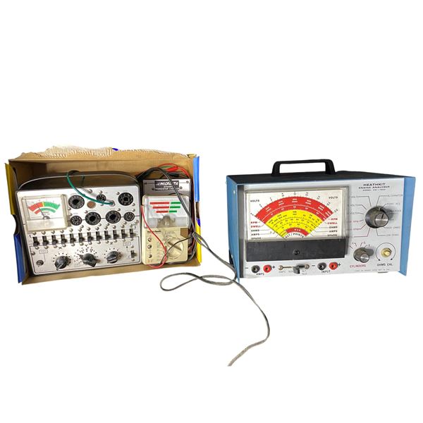 Group of 3 Vintage Electronic Test Equipment