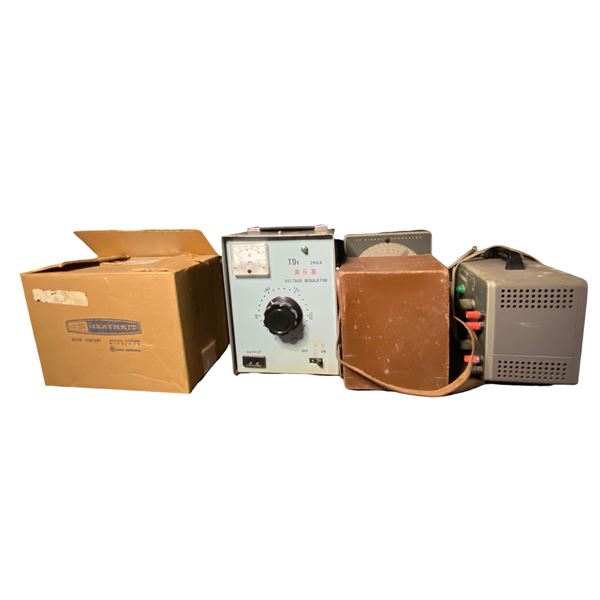 Group of 6 - Vintage Electronic Test and Power Units