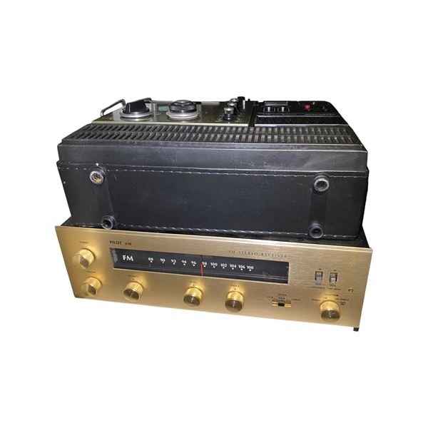 Group of 2 Radio Receivers: 1960-70s Pilot Model 610 and Worldstar Multi-Band Portable Receiver