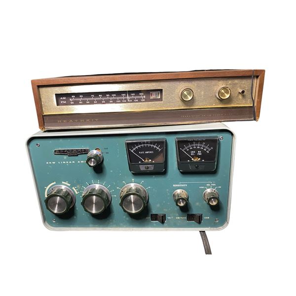 Group of 2 - Heathkit Transistor AM-FM Tuner, Heathkit SB-200 1200-Watt Linear Amplifier Group of 2 