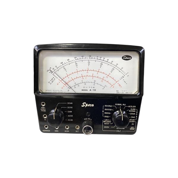 1970s Speco Model A-10 VOM Multimeter
