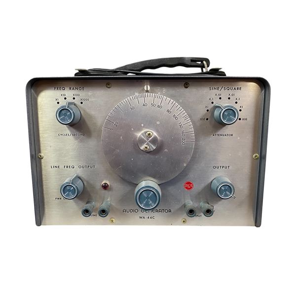 Group of 3 - 1960s RCA Model WA-44C Sine/Square Wave Audio Generator