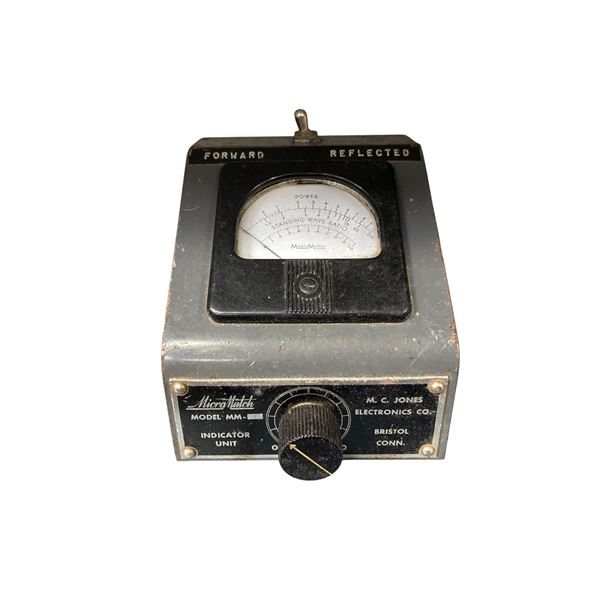 1950s M. C. Jones Electronics MicroMatch Model MM-1 Indicator Unit