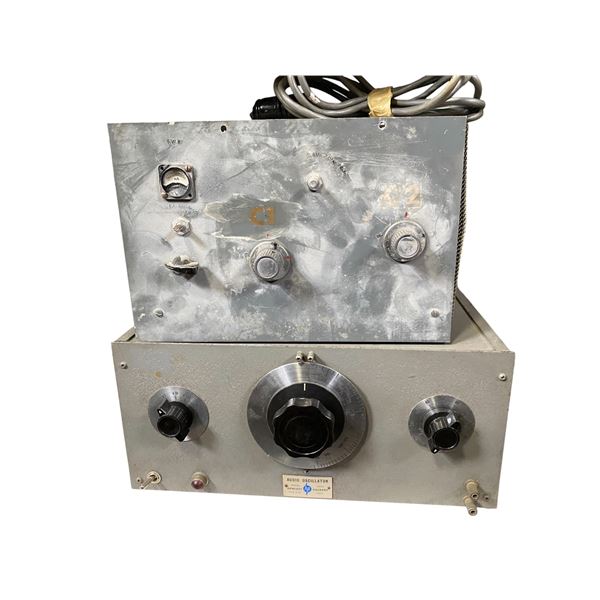 Group of 2 - 1960s Electronic Test Equipment Lot - Audio Oscillator & Custom Power Supply Units