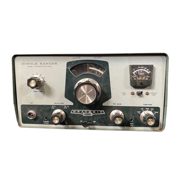 1960s Heathkit Model HW-32 20-Meter Single Bander SSB Ham Radio Transceiver