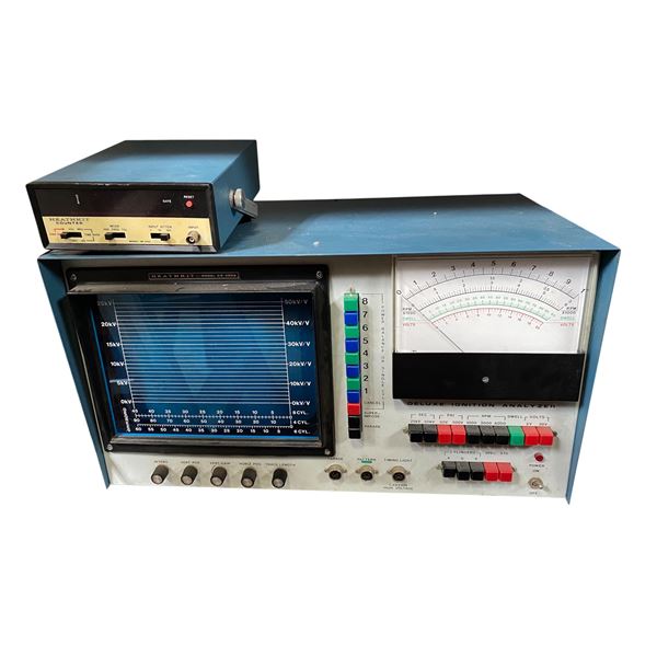 Group of 2 -Heathkit Model CO-2500 Deluxe Ignition Analyzer and Model IM-4100 Frequency Counter