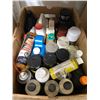 Image 2 : Shelf of Automotive Fluids, Car Care Products, Battery Charger, and Accessories