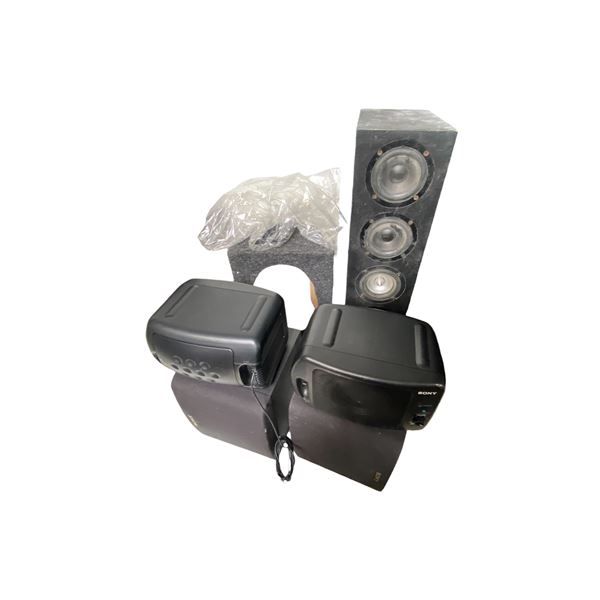 Group of 6 - Sony Speaker (SS-SR100 & SRS-67)