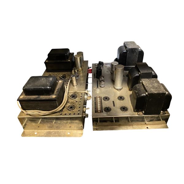 2-Pcs - Baldwin Sound Systems Vintage Tube Amplifier Chassis and Transformers (E1000D)