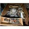 Image 2 : 2 Boxes of Electric Fan Motor, Tube Sockets, Hardware, and Electronic Components