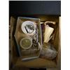 Image 3 : 2 Boxes of Electric Fan Motor, Tube Sockets, Hardware, and Electronic Components