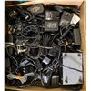 Image 2 : 2-Shelf of Misc Vintage Electronics and Parts, Power Adapters, and More