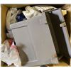 Image 5 : 2-Shelf of Misc Vintage Electronics and Parts, Power Adapters, and More