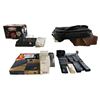 Image 1 : 2-Shelf of Vintage Electronic Devices and Car Parts Includes Powermaster, Sony, Ripclip