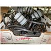 Image 3 : 2-Shelf Lot - Electrosonic Projector ES 2003, and Group of Vintage Electronic Equipment and Cables